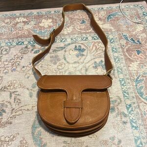 Leather Messenger Bag from S America